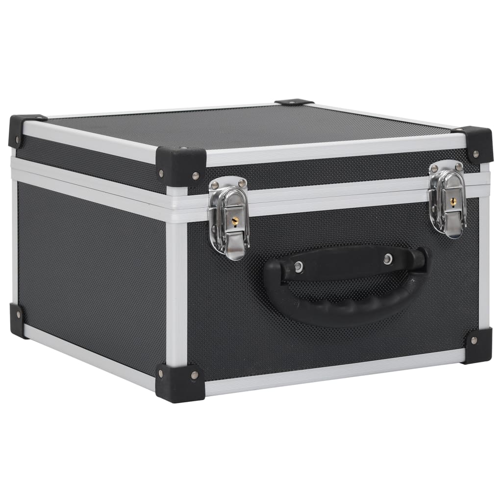 NNEVL CD Case for 40 CDs Aluminium ABS Black